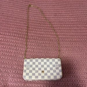 Louis Vuitton Félicie Pochette GM Damier Azur